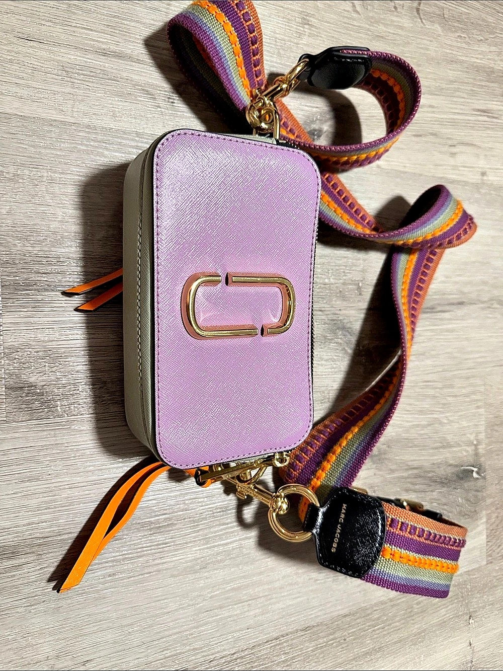 Marc Jacobs The Snapshot Camera Bag Purple & Orange